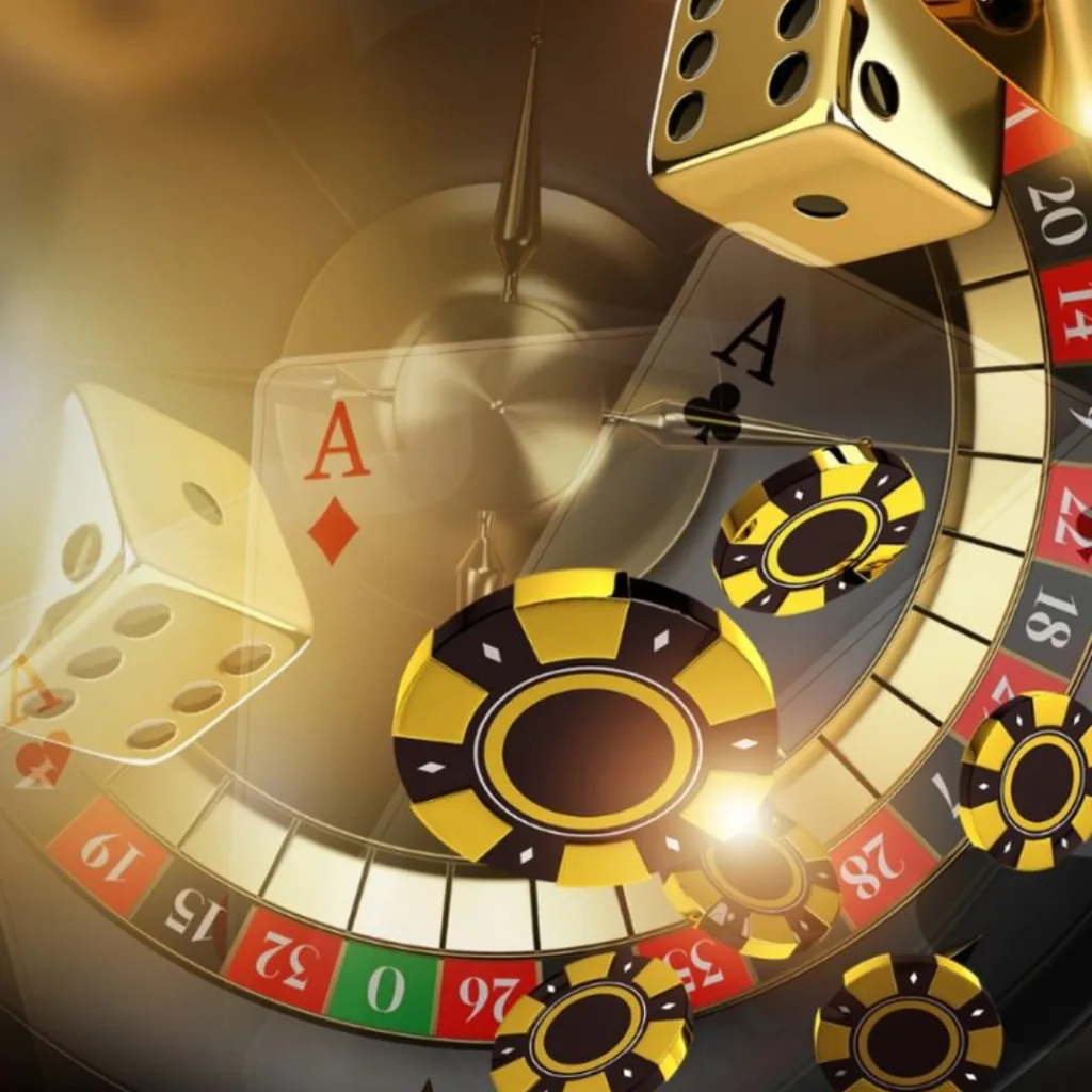 Casino Dice and Poker Chips